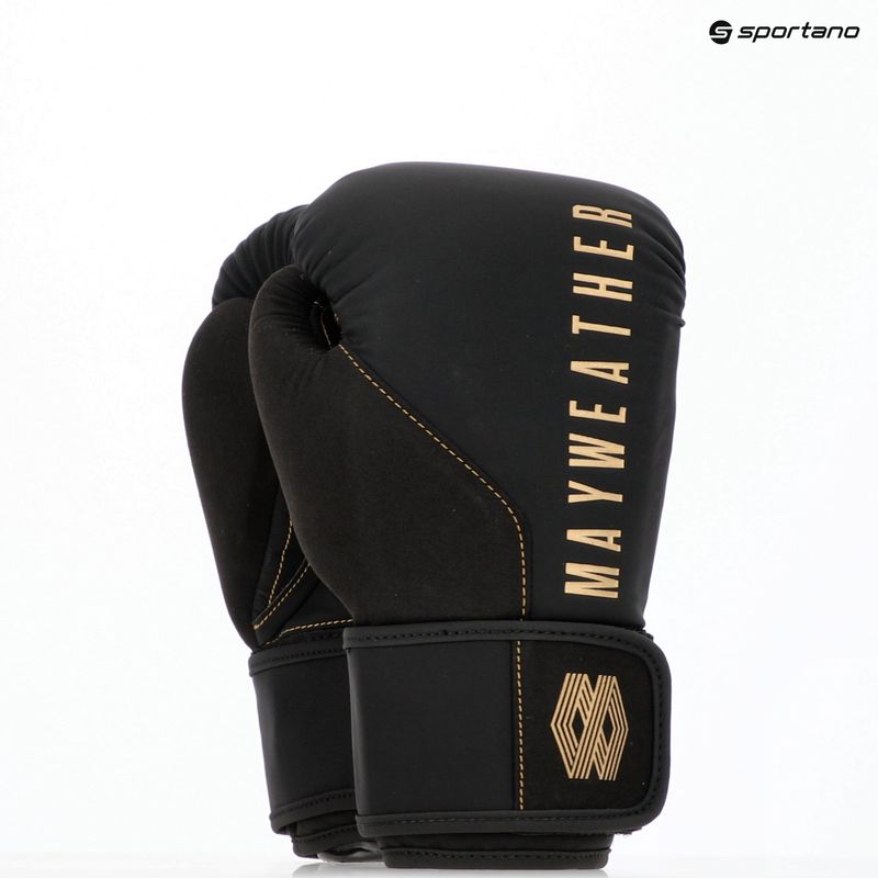 Hayabusa Mayweather Champ schwarz/goldene Boxhandschuhe 8