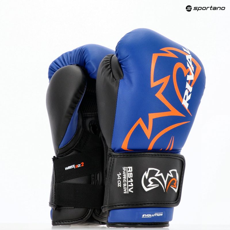 Rival RS11V Professionelle blaue Boxhandschuhe 9