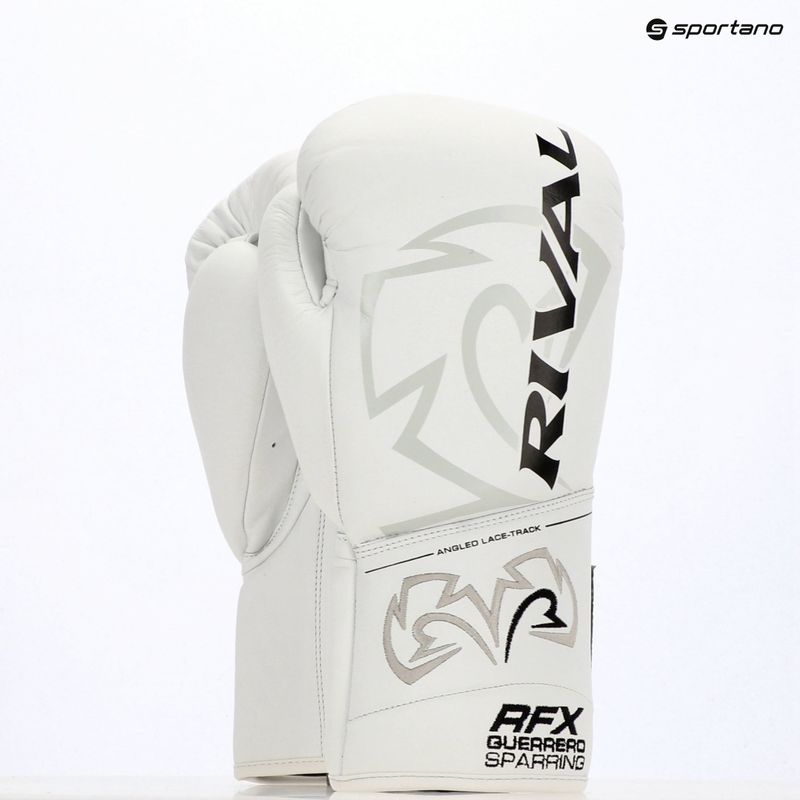 Rival RFX-Guerrero Sparring-SF-H weiße Boxhandschuhe 5