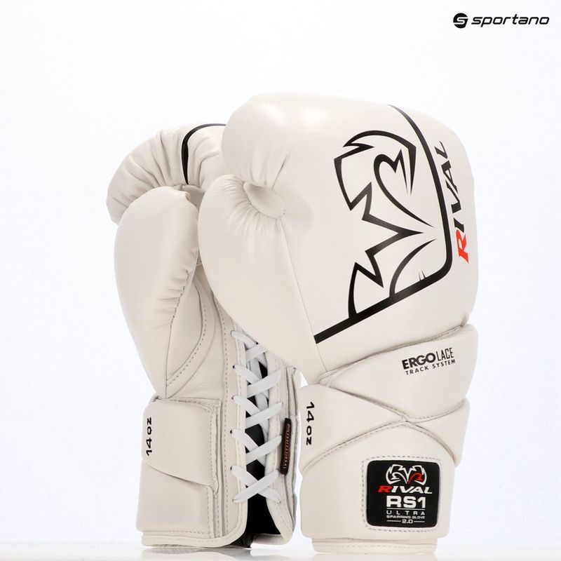 Boxhandschuhe Rival RS1 Ultra Sparring 2.0 white 11