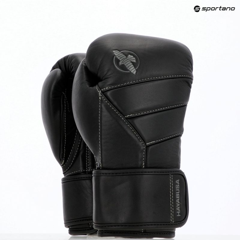 Hayabusa T3 Kanpeki Jet Black Boxhandschuhe 13