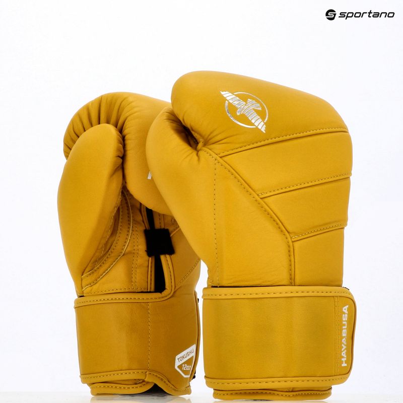 Hayabusa T3 Kanpeki Tiger gelbe Boxhandschuhe 14