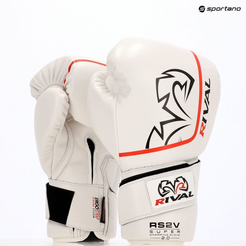 Boxhandschuhe Rival Super Sparring 2.0 white 12