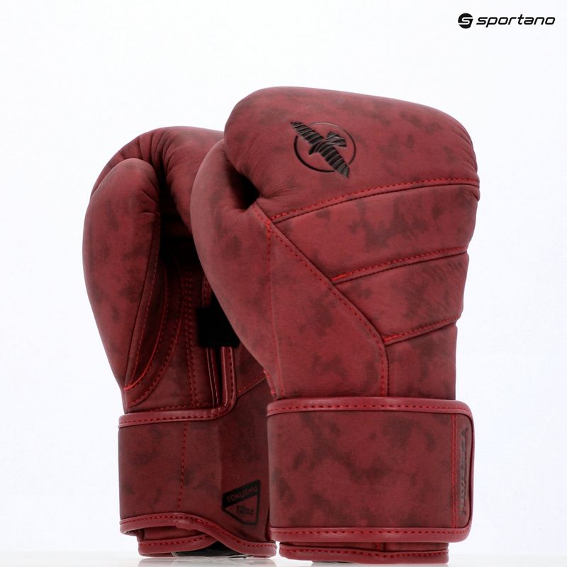 Hayabusa T3 LX karminrote Boxhandschuhe 20