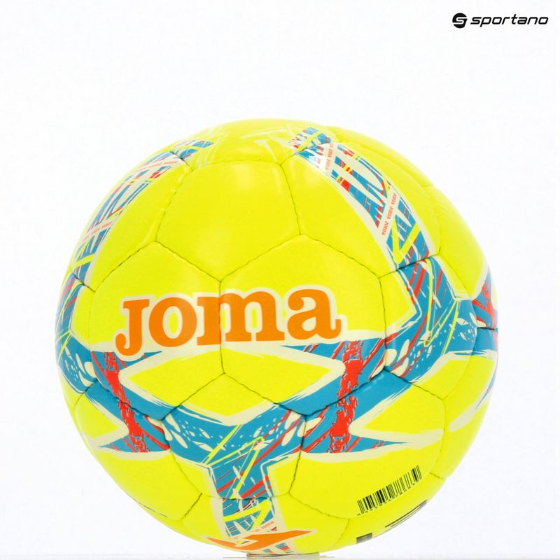 Fußball Joma Dali III yellow/fluor turquoise Größe 3 7