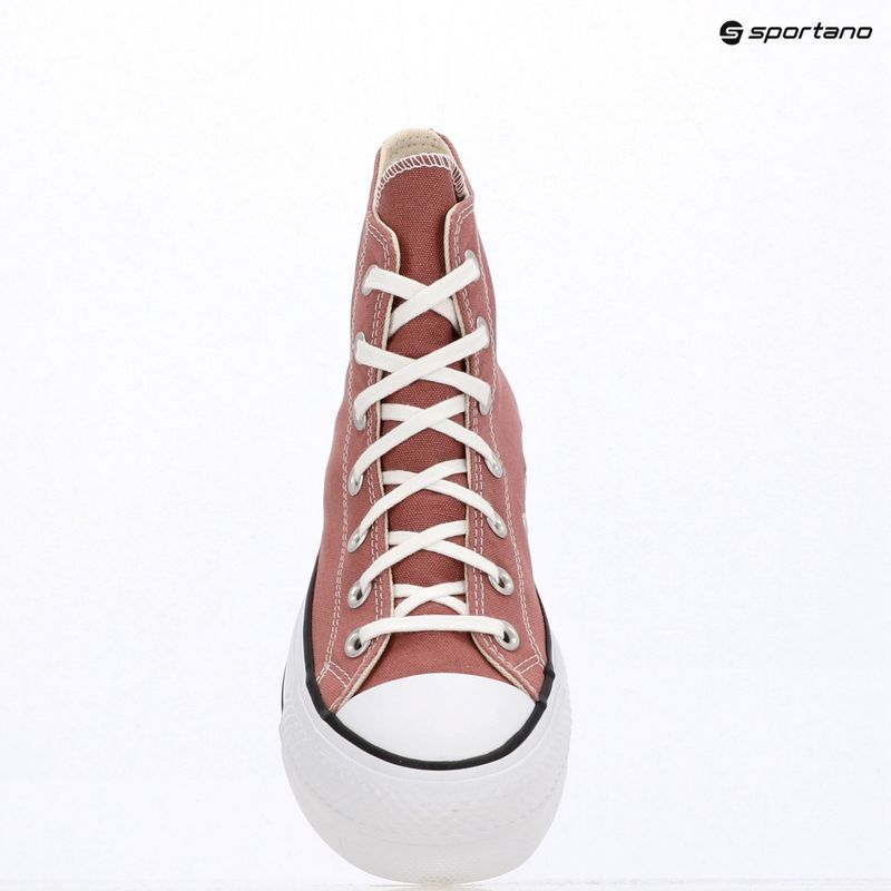 Damen-Turnschuhe Converse Chuck Taylor All Star Lift Hi light saddle/natural ivory 9