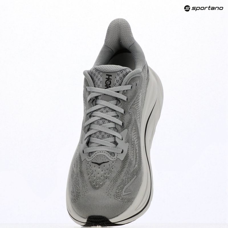 Herren-Laufschuhe Hoka Clifton 10 galactic grey/asteroid 9