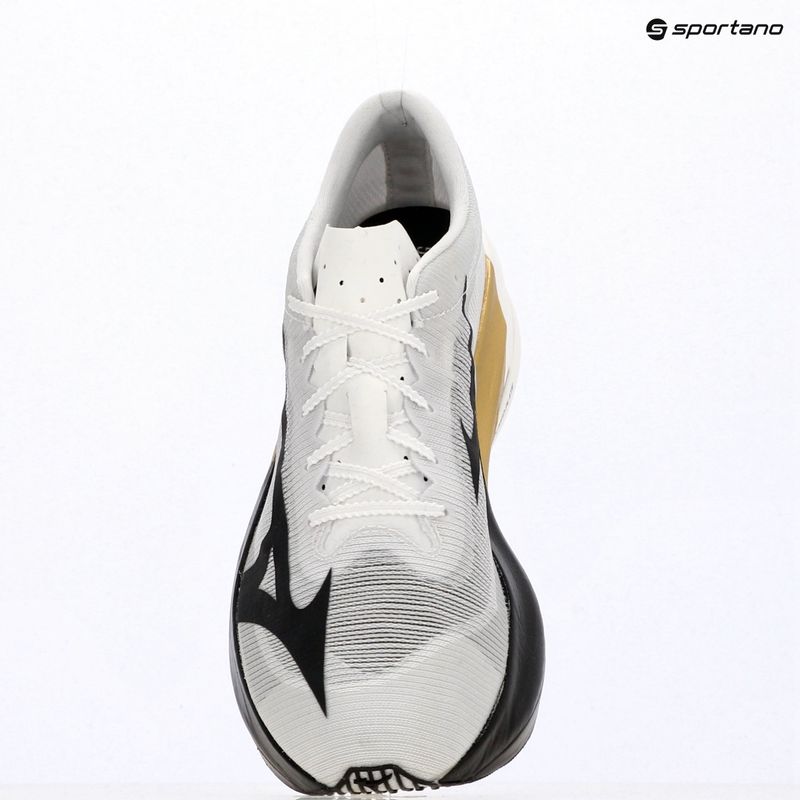 Laufschuhe Mizuno Hyperwarp Elite white/black/gold 9