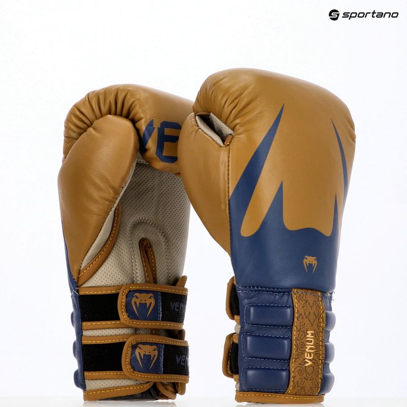 Boxhandschuhe Venum Reverso Boxing emerald green/gold 7