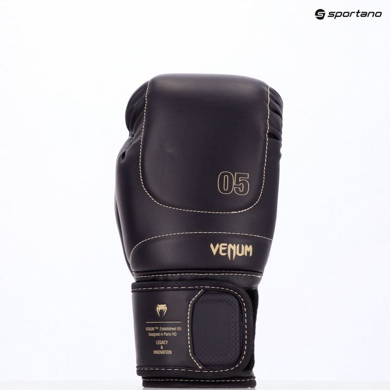 Herren Venum Impact Evo Boxhandschuhe tief lila 9