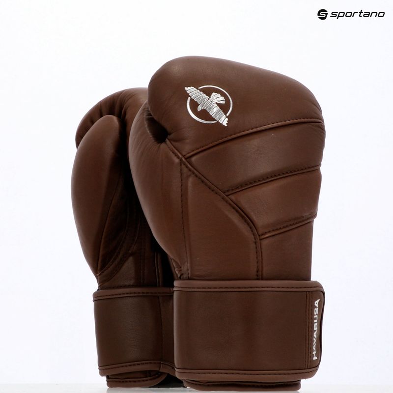 Hayabusa T3 Kanpeki Walnuss braun Boxhandschuhe 8