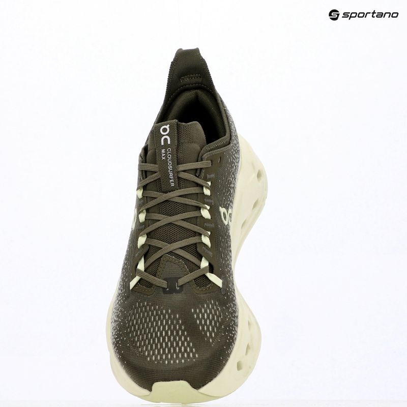 Herren-Laufschuhe On Cloudsurfer Max Wide olive/seedling 9