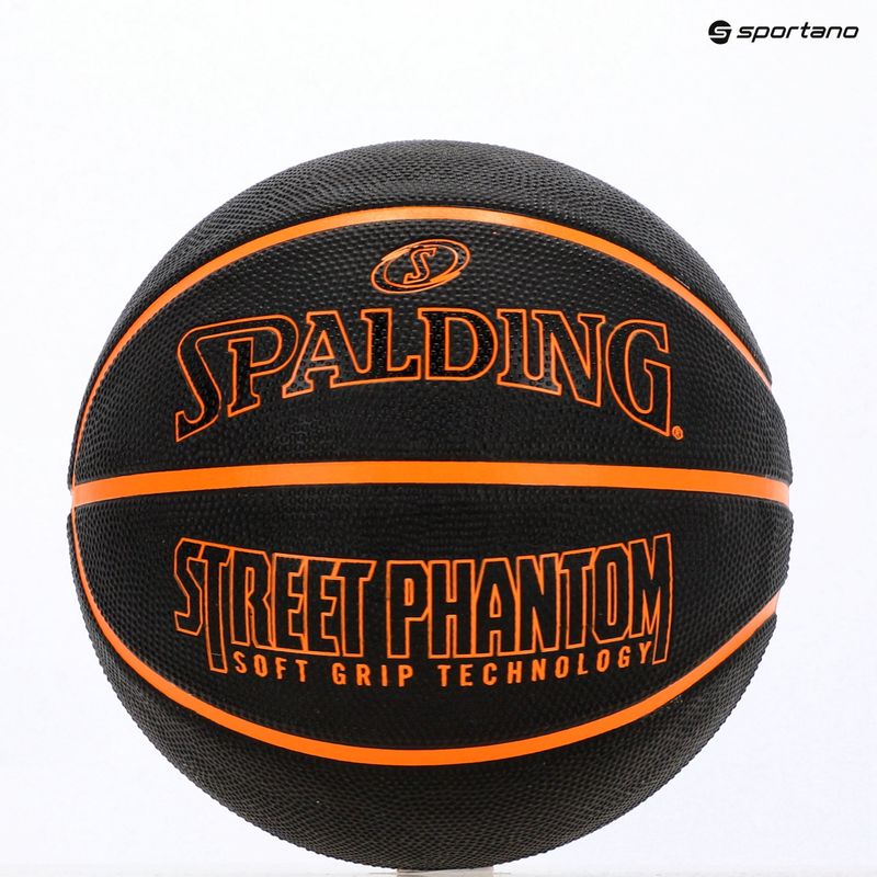 Spalding Phantom Basketball schwarz/orange Größe 6 6