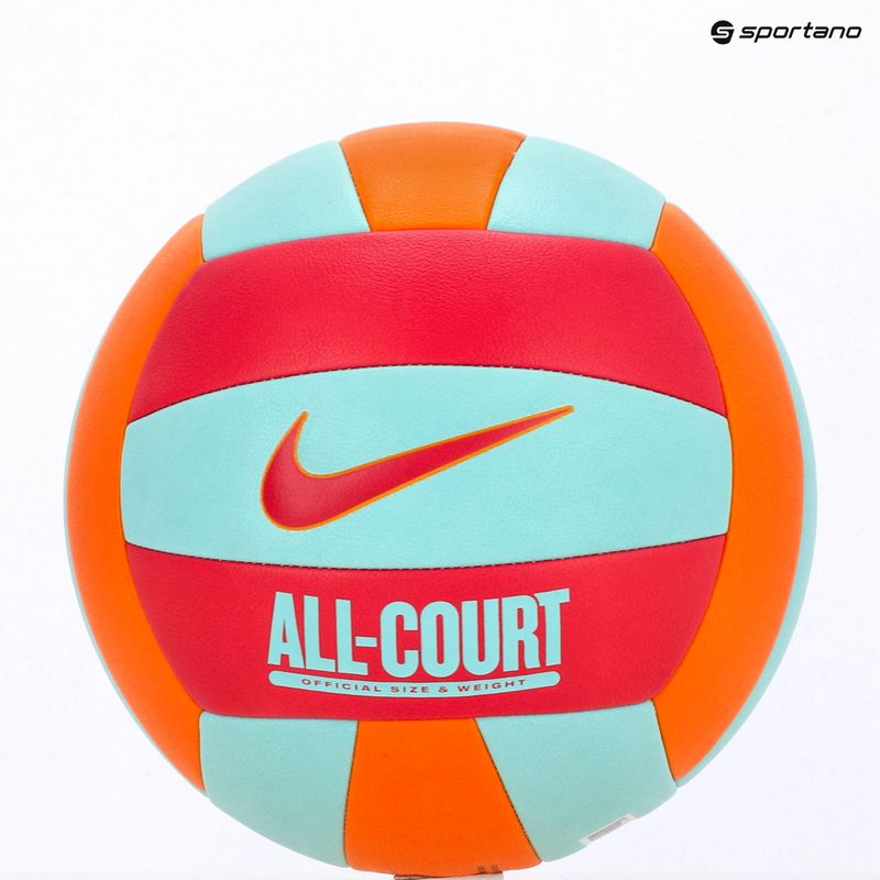 Volleyball Nike All Court Volleyball bright ceramic/bleached turquoise/rush pink Größe 5 6