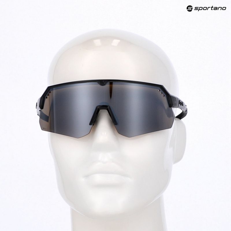 Tripoint 001 Treriksroset TRI-X Polarized glänzend schwarz/braun/silberne Spiegel Sonnenbrille 6