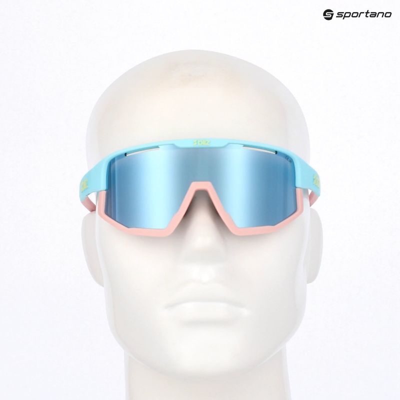 Sonnenbrille Bliz Fusion Small matt pastel blue/smoke/ice blue multi 8