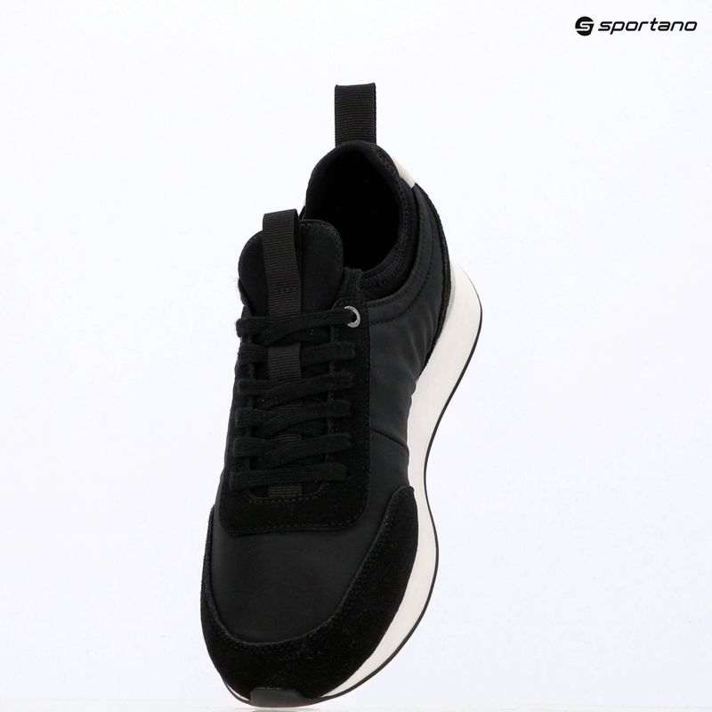 Herren Schuhe Calvin Klein YM0YM01414 Retro Runner Sock Laceup Mix matte black/bright white 9