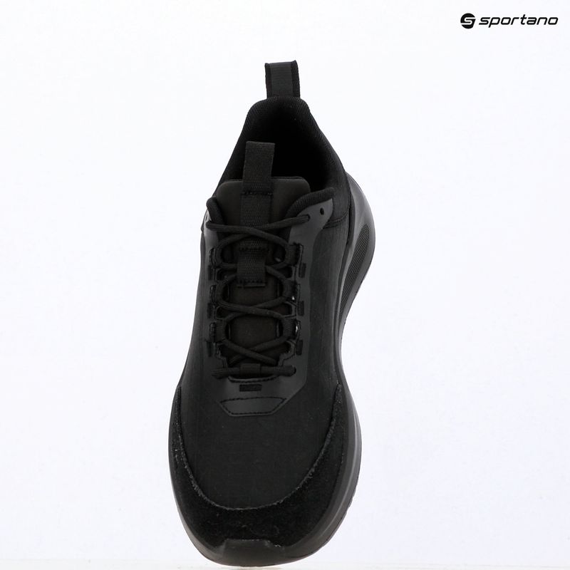 Herren Schuhe Calvin Klein HM0HM02343 Light Eva Runn Laceup AOP triple black 9