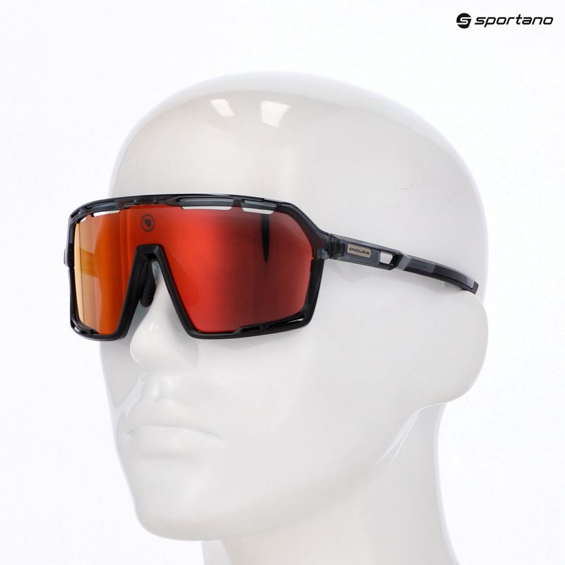 Endura Pro SL grau/schwarz/rot revo smoke/klar silber flash mirror/amber Sonnenbrille 8