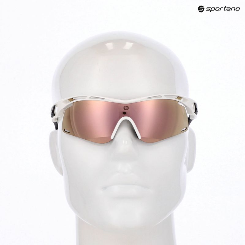 Sonnenbrille Rudy Project Tralyx+ Slim white gloss/multilaser gold 8