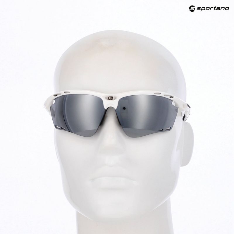 Sonnenbrille Rudy Project Propulse white glossy/laser black 8