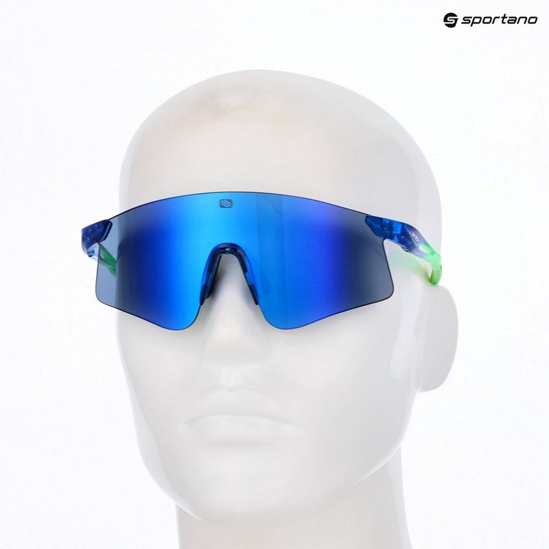 Sonnenbrille Rudy Project Astral X crystal blue-green fluo gloss/multilaser blue 8