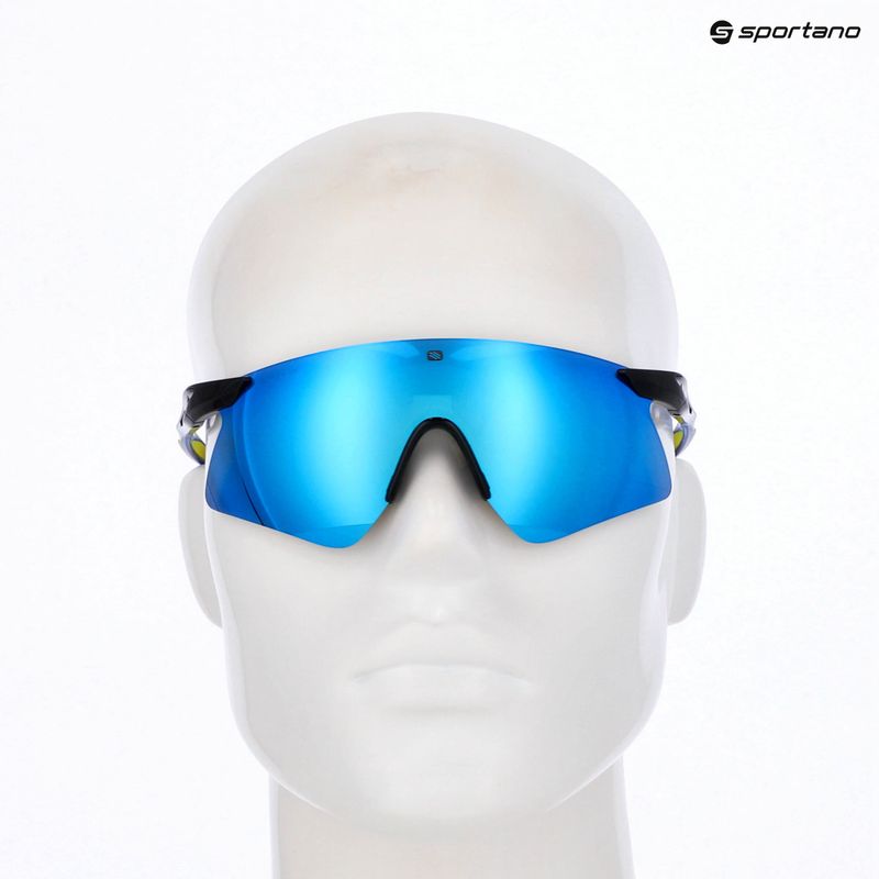 Rudy Project Astral Sphere schwarzer Kristall blauer Glanz/polare 3fx asw blaue Sonnenbrille 8