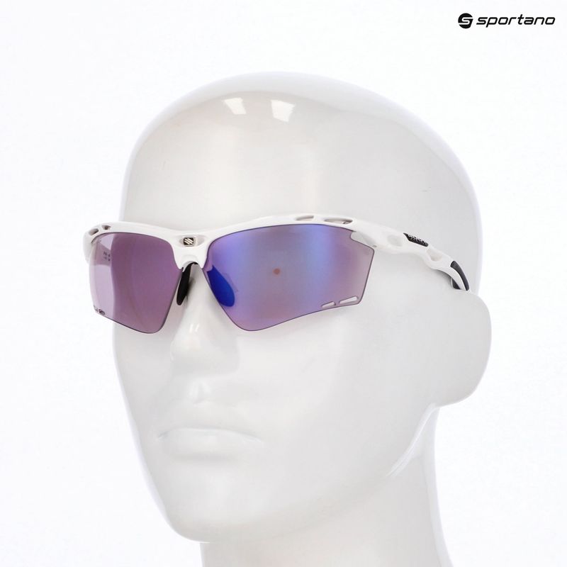Sonnenbrille Rudy Project Propulse white glossy/impactx photochromic 2 laser purple 8