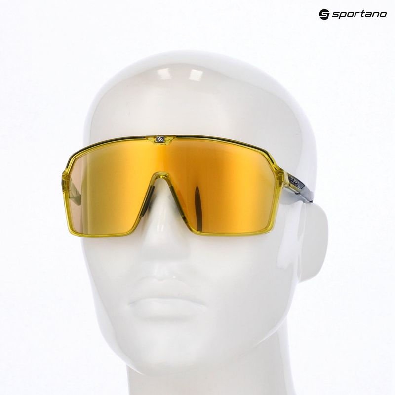 Rudy Project Spinshield kristallblau avio/apfelgrün/multilasergelb Sonnenbrille 8