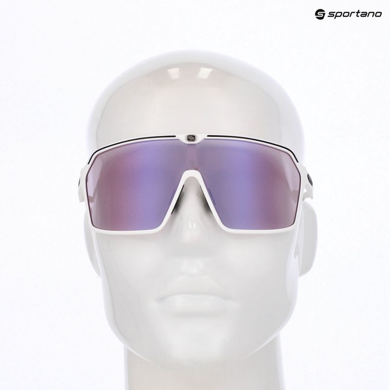 Sonnenbrille Rudy Project Spinshield white matte/impactx photochromatic 2 laser purple 8