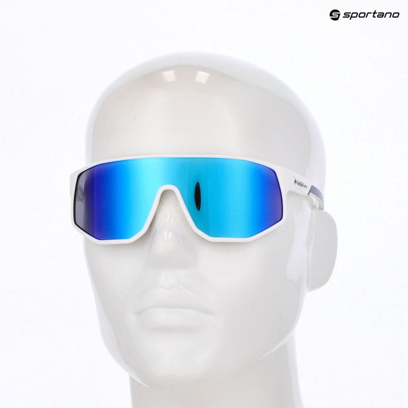 Red Bull SPECT Dash weiß/rauch mit blauem Spiegel Sonnenbrille 6