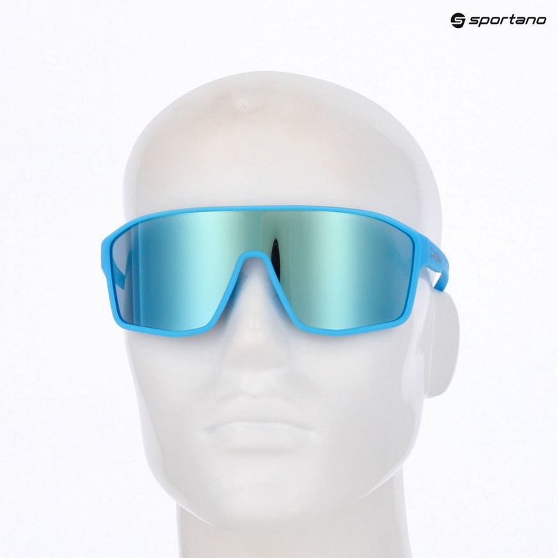 Red Bull SPECT Daft blau/rauch mit blauem Spiegel Sonnenbrille 7