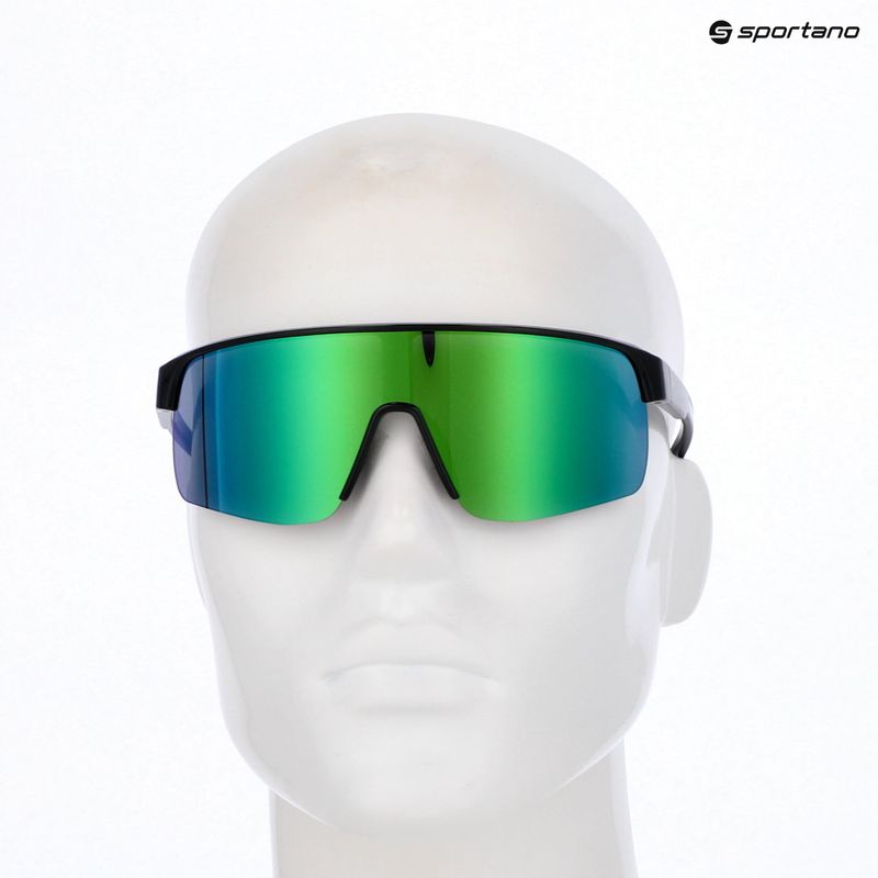 Red Bull SPECT Dakota schwarz/rauch mit lila grünem Spiegel Sonnenbrille 4