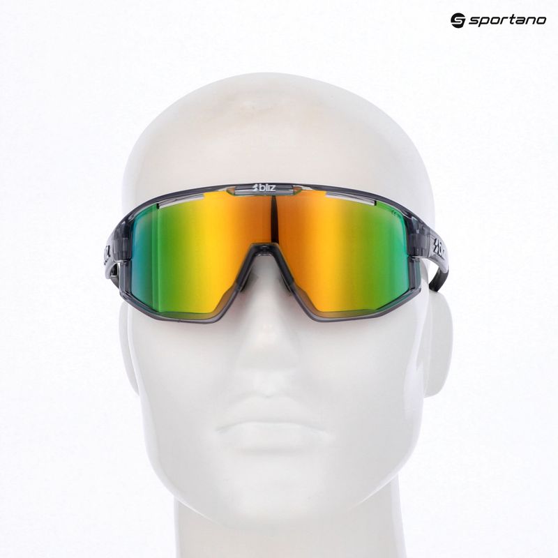 Sonnenbrille Bliz Fusion crystal black/brown/green multi 8