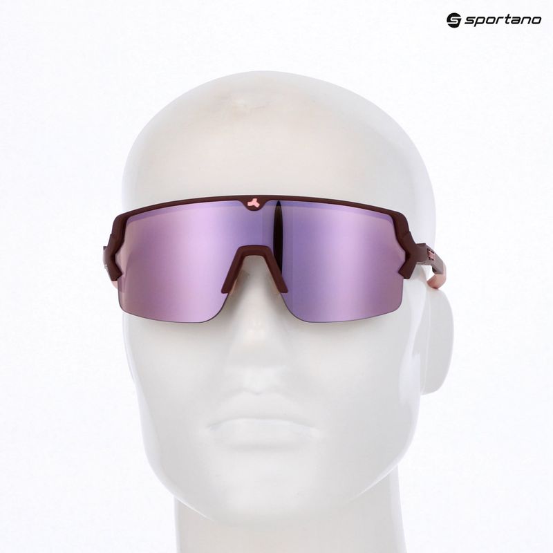 Tripoint 009 Lake Prespa Small matt bordeaux/braun/rosa Multi-Sonnenbrille 12