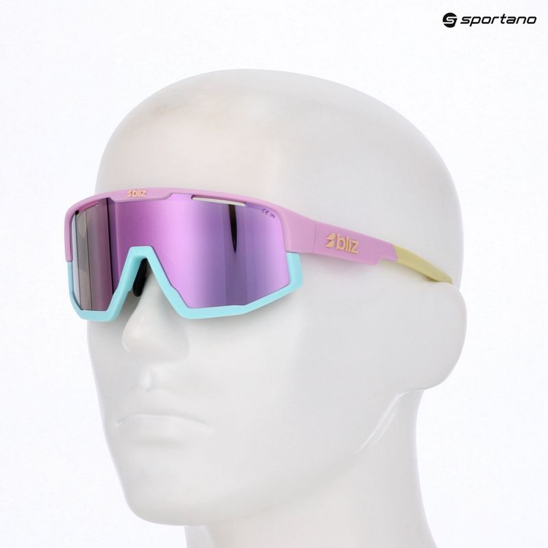 Sonnenbrille Bliz Fusion Small matt pastel purple/brown/pink multi 8
