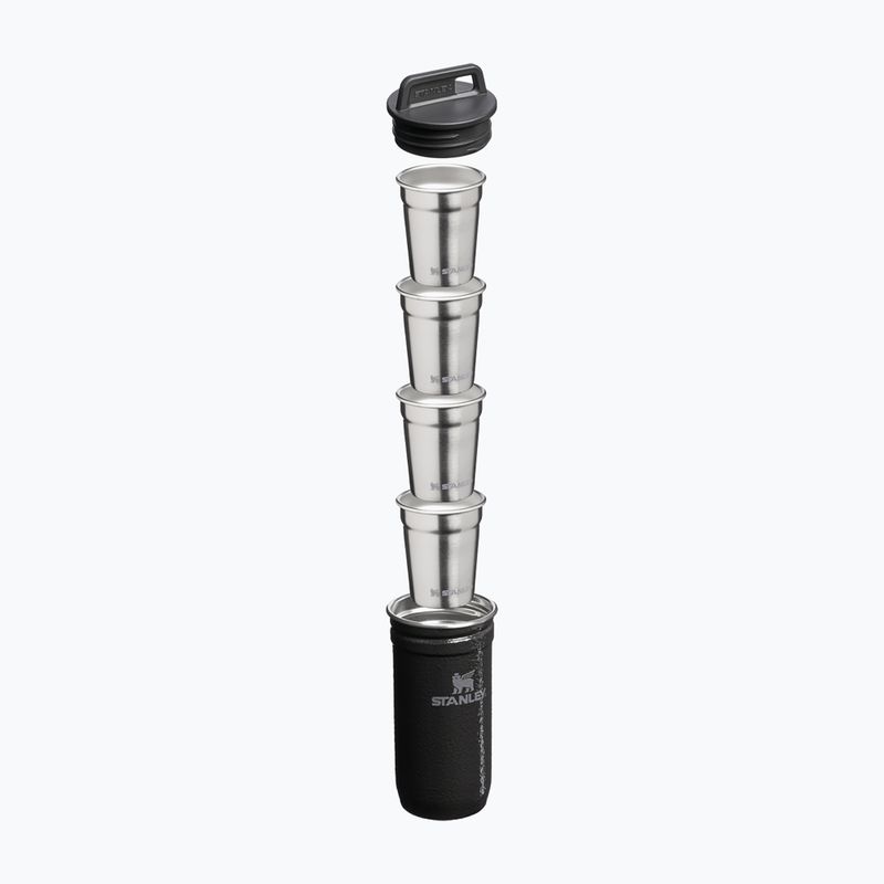 Camping-Schnapsgläser Stanley Pre-Party 60 ml 4 pack Hammertone Black 3