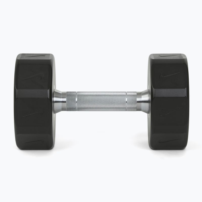 Chromierte Hantel Nike Strength Pro Urethane Dumbbell 12 kg black/white 3