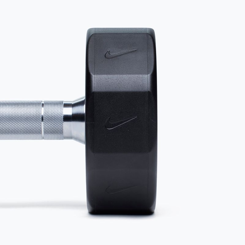 Chromierte Hantel Nike Strength Pro Urethane Dumbbell 14 kg black/white 11