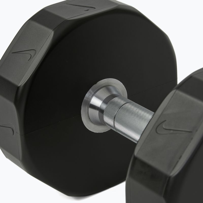 Chromierte Hantel Nike Strength Pro Urethane Dumbbell 16 kg black/white 4