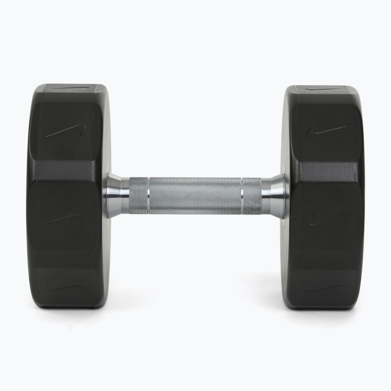 Chromierte Hantel Nike Strength Pro Urethane Dumbbell 18 kg black/white 3