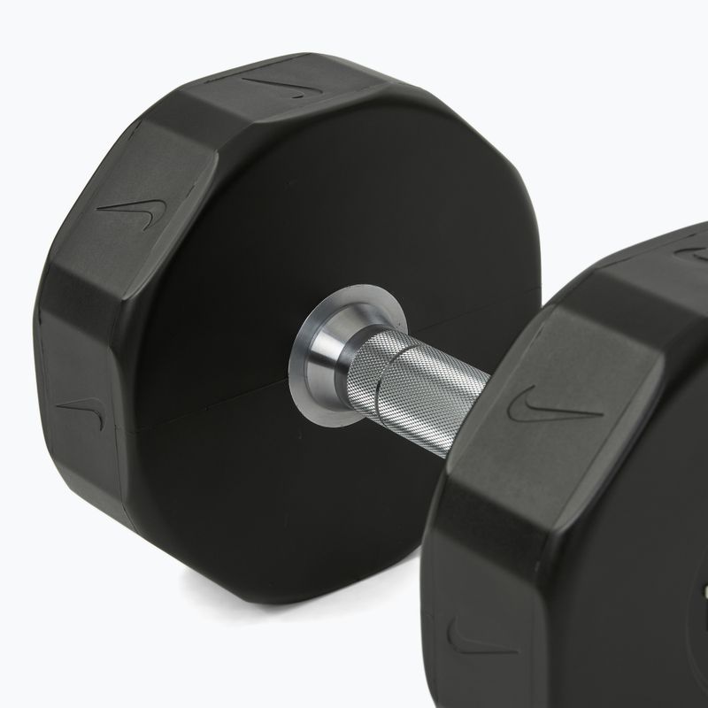 Chromierte Hantel Nike Strength Pro Urethane Dumbbell 18 kg black/white 4