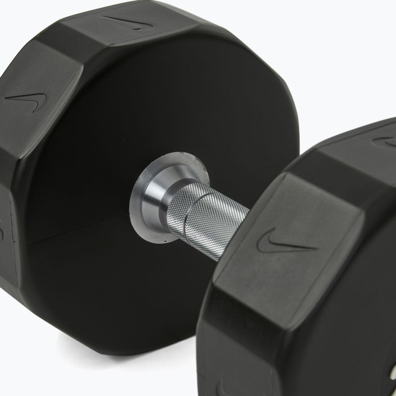 Chromierte Hantel Nike Strength Pro Urethane Dumbbell 20 kg black/white 4