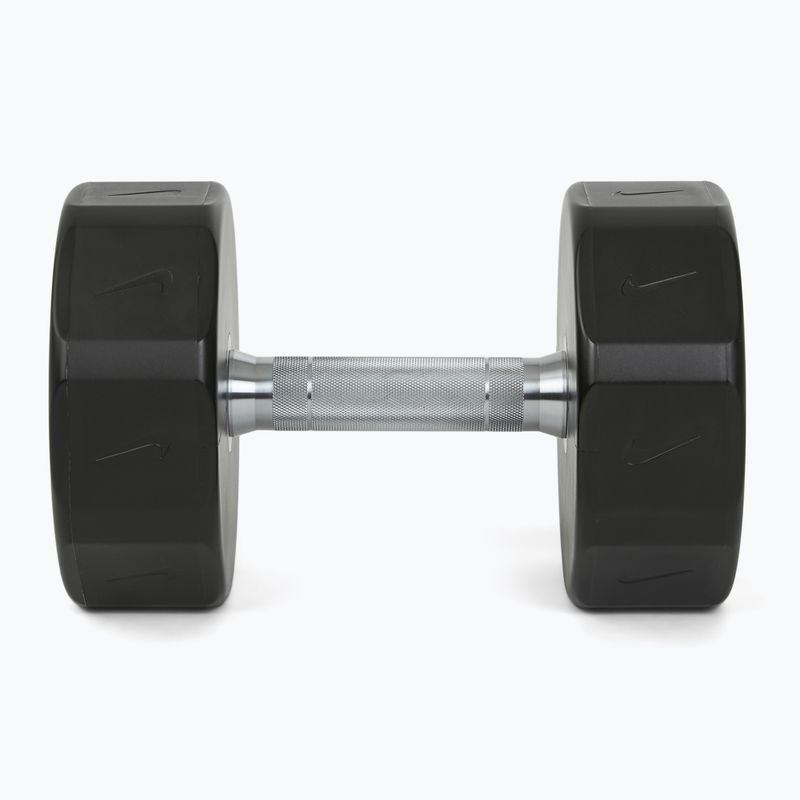 Chromierte Hantel Nike Strength Pro Urethane Dumbbell 22 kg black/white 3