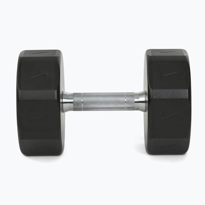 Chromierte Hantel Nike Strength Pro Urethane Dumbbell 24 kg black/white 3