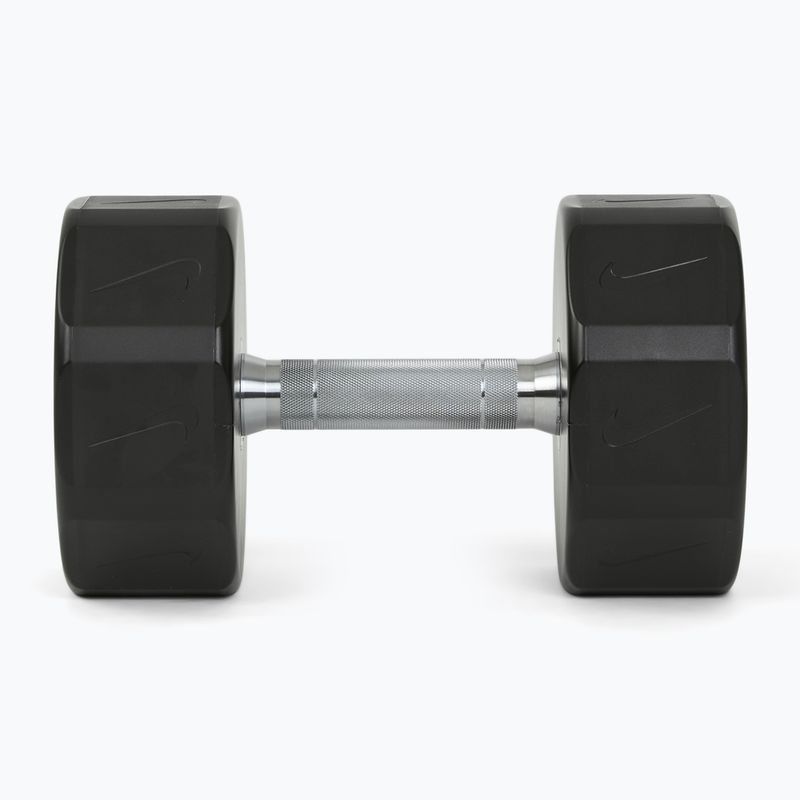 Chromierte Hantel Nike Strength Pro Urethane Dumbbell 26 kg black/white 3