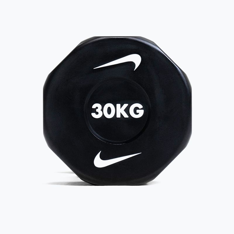 Chromierte Hantel Nike Strength Pro Urethane Dumbbell 30 kg black/white 7