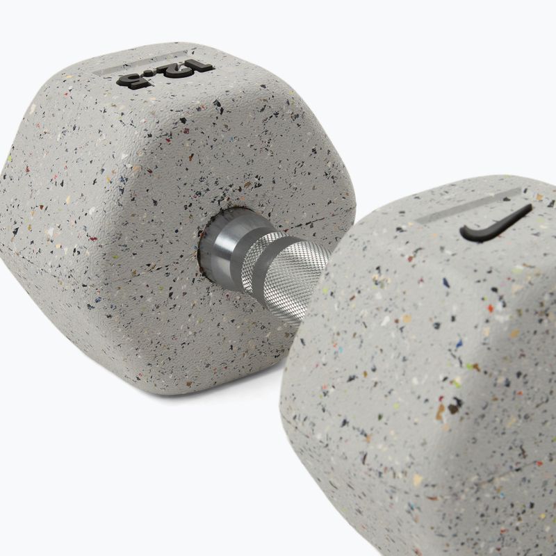 Gummierte Hantel Nike Strength Grind Hex Dumbbell 12,5 kg wolf grey 4