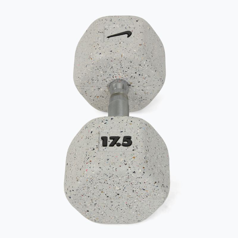 Gummierte Hantel Nike Strength Grind Hex Dumbbell 17,5 kg wolf grey 2