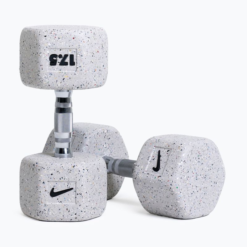 Gummierte Hantel Nike Strength Grind Hex Dumbbell 17,5 kg wolf grey 5